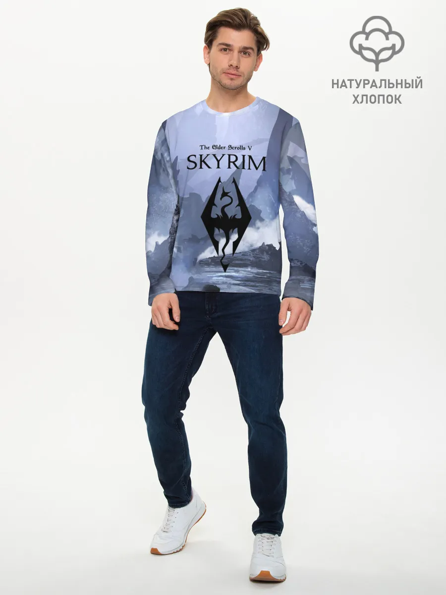 Мужской лонгслив базовый / THE ELDER SCROLLS 5 SKYRIM