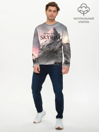 Мужской лонгслив базовый / The Elder Scrolls Skyrim