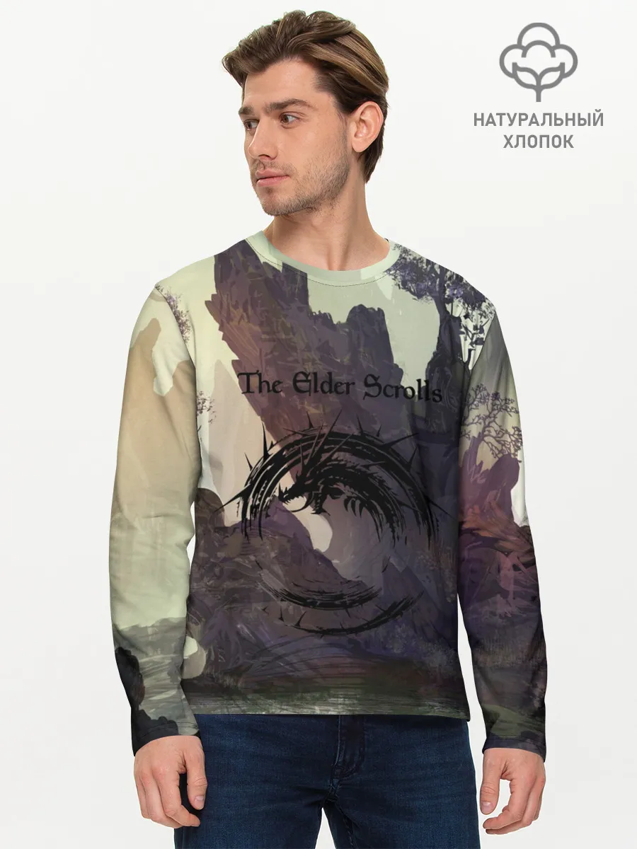 Мужской лонгслив базовый / The Elder Scrolls