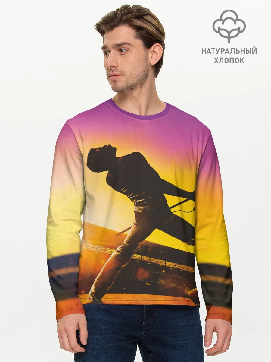 Мужской лонгслив базовый / Queen. Bohemian Rhapsody