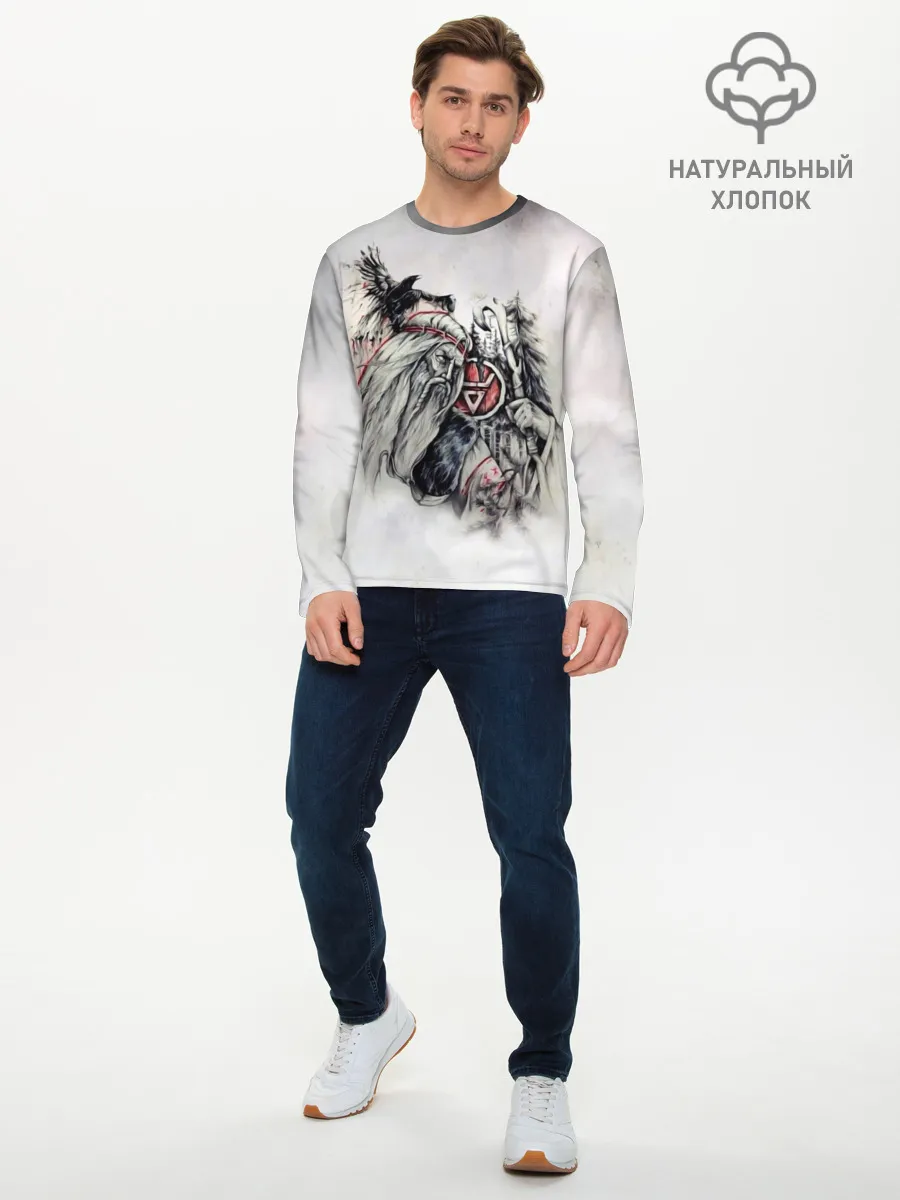 Мужской лонгслив базовый / Велес