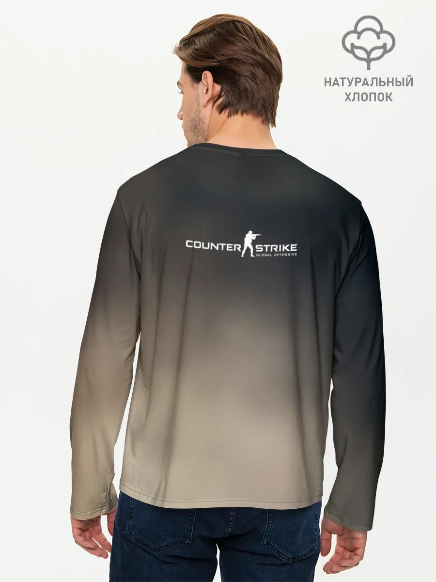 Мужской лонгслив базовый / Counter-Strike