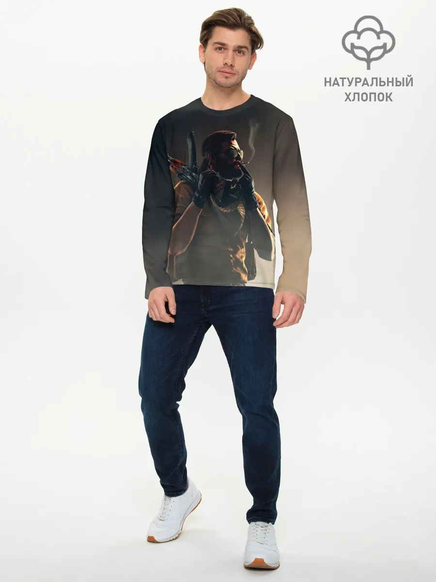 Мужской лонгслив базовый / Counter-Strike