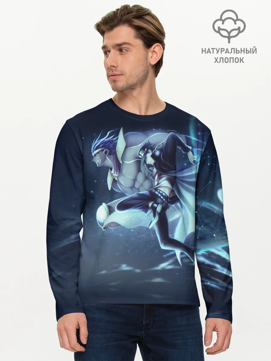 Мужской лонгслив базовый / Joutarou Kuujou