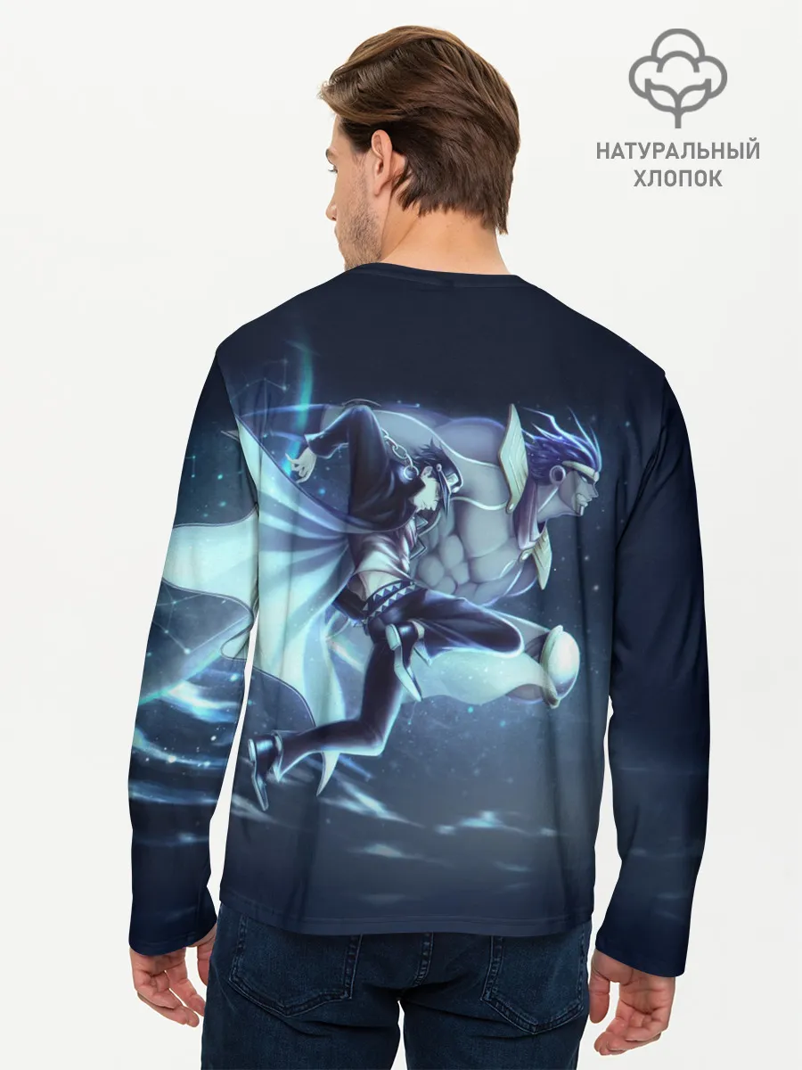 Мужской лонгслив базовый / Joutarou Kuujou
