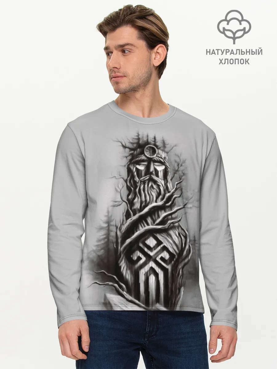 Мужской лонгслив базовый / русь