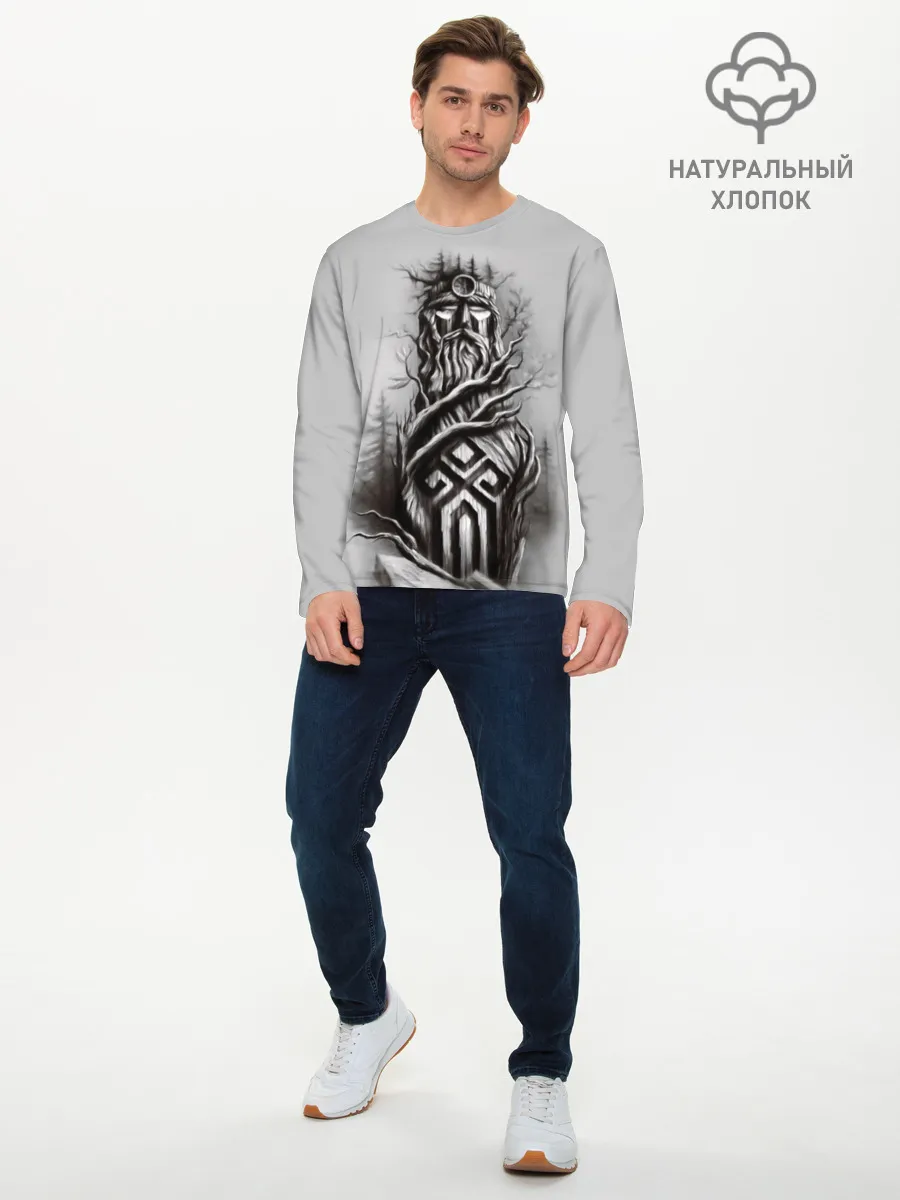 Мужской лонгслив базовый / русь