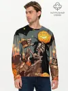 Мужской лонгслив базовый / Halloween