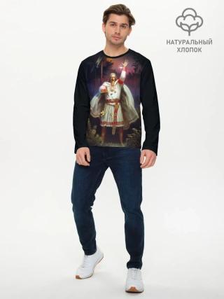 Мужской лонгслив базовый / Перун