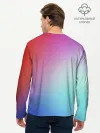 Мужской лонгслив базовый / Colorful Gradient