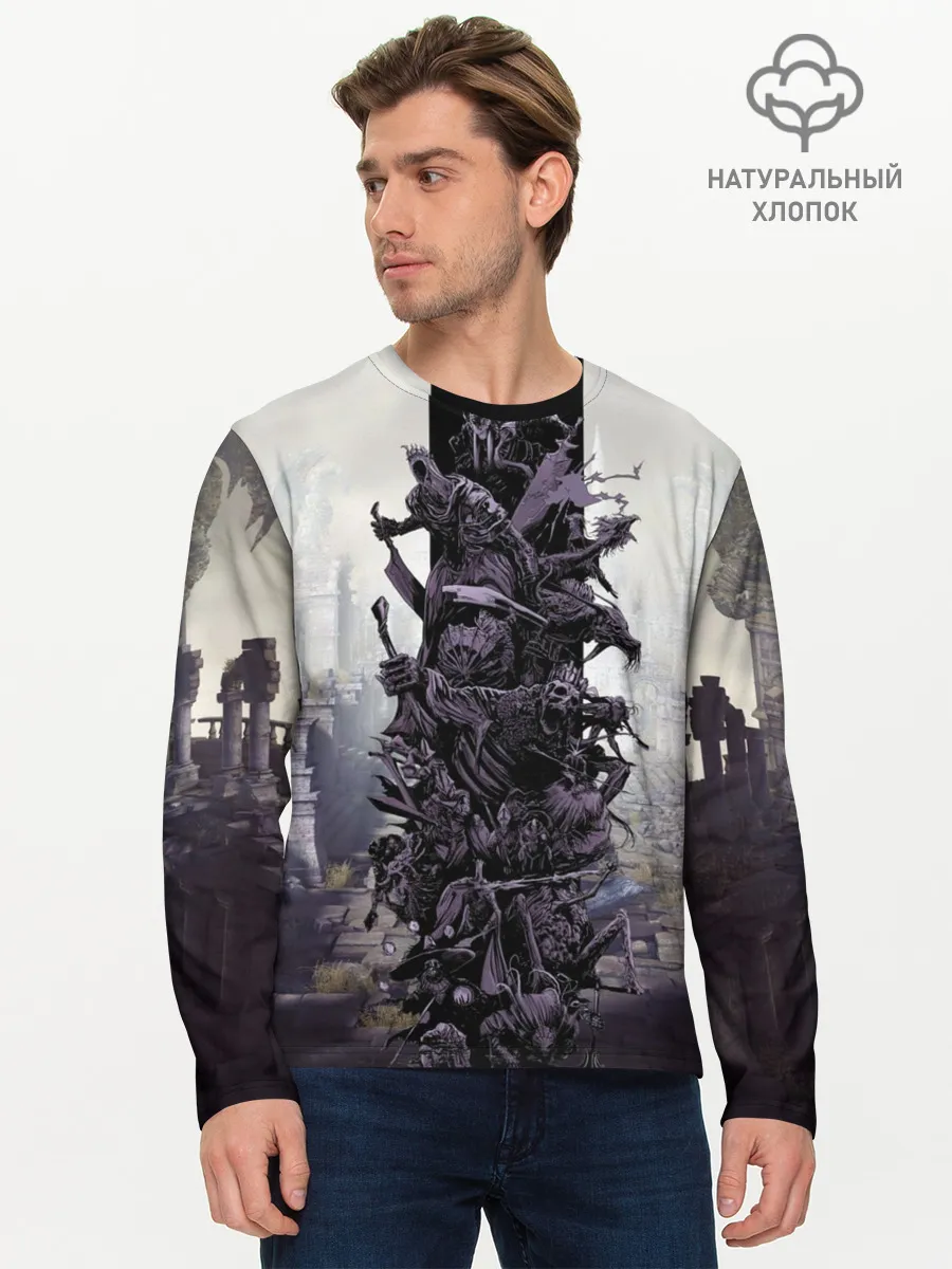 Мужской лонгслив базовый / Dark Souls Boss Collaboration