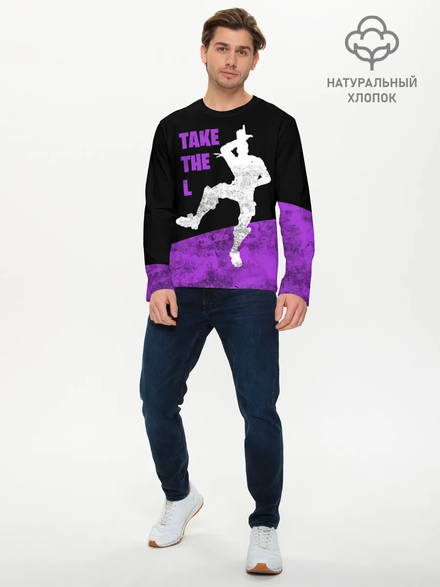 Мужской лонгслив базовый / Fortnite: Take The L