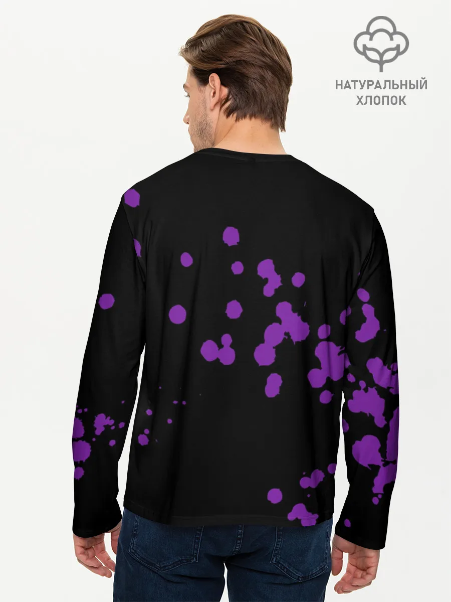 Мужской лонгслив базовый / Eat Sleep Fortnite Repeat