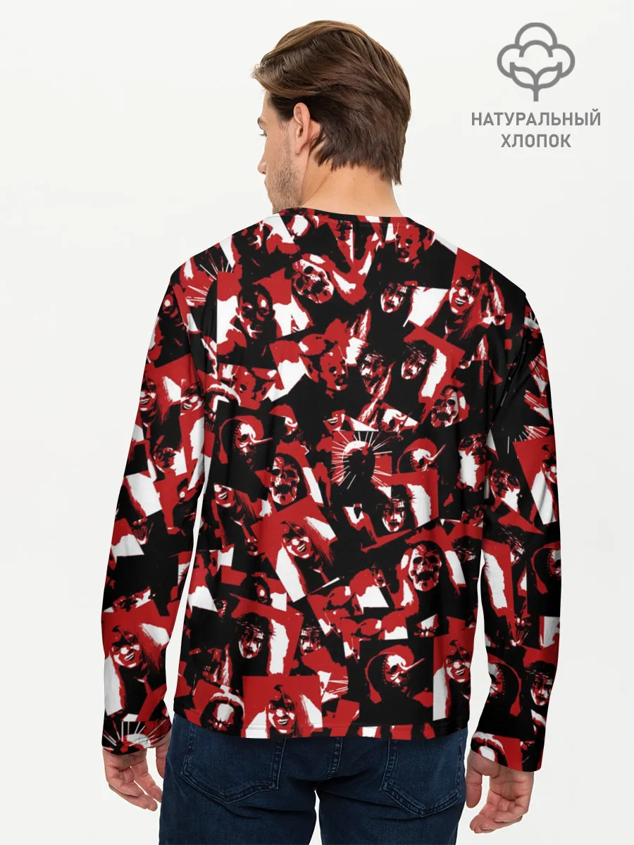 Мужской лонгслив базовый / SlipKnot камуфляж