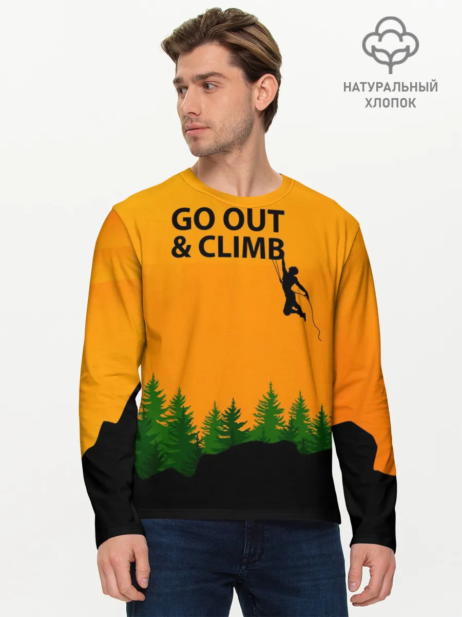 Мужской лонгслив базовый / Альпинизм