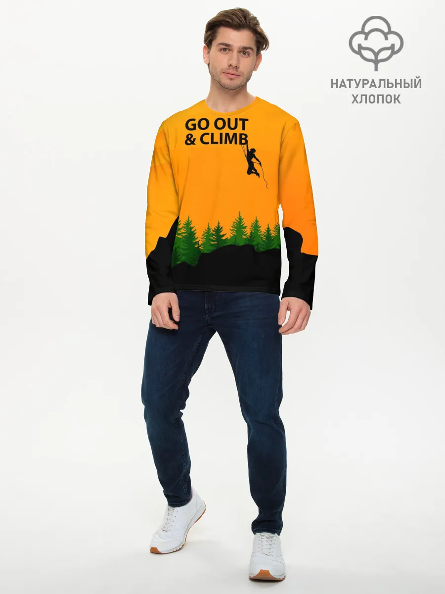 Мужской лонгслив базовый / Альпинизм