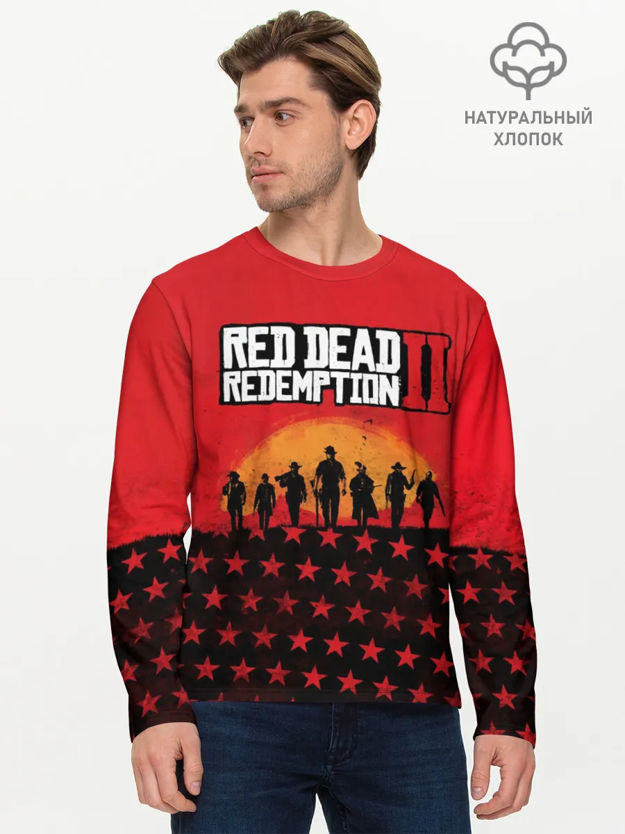Мужской лонгслив базовый / Red Dead Redemption 2