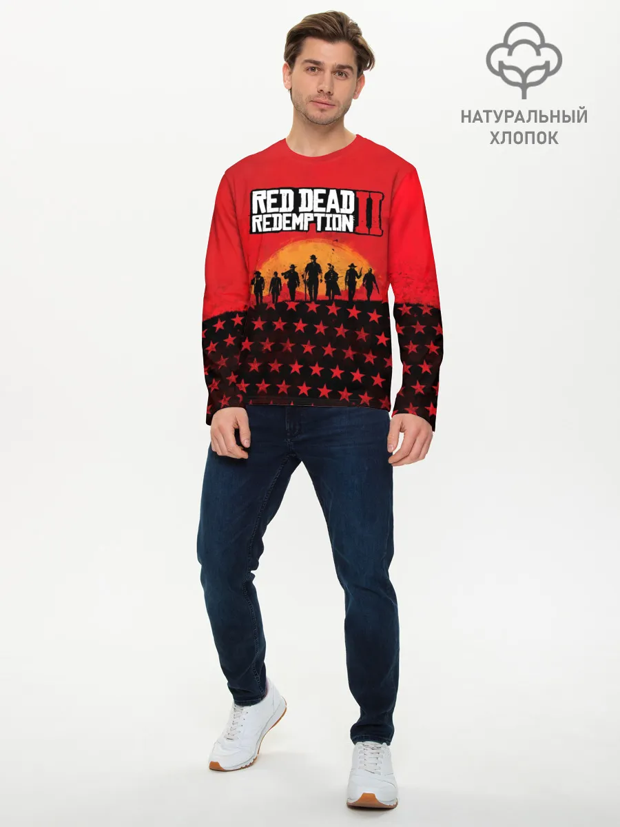 Мужской лонгслив базовый / Red Dead Redemption 2