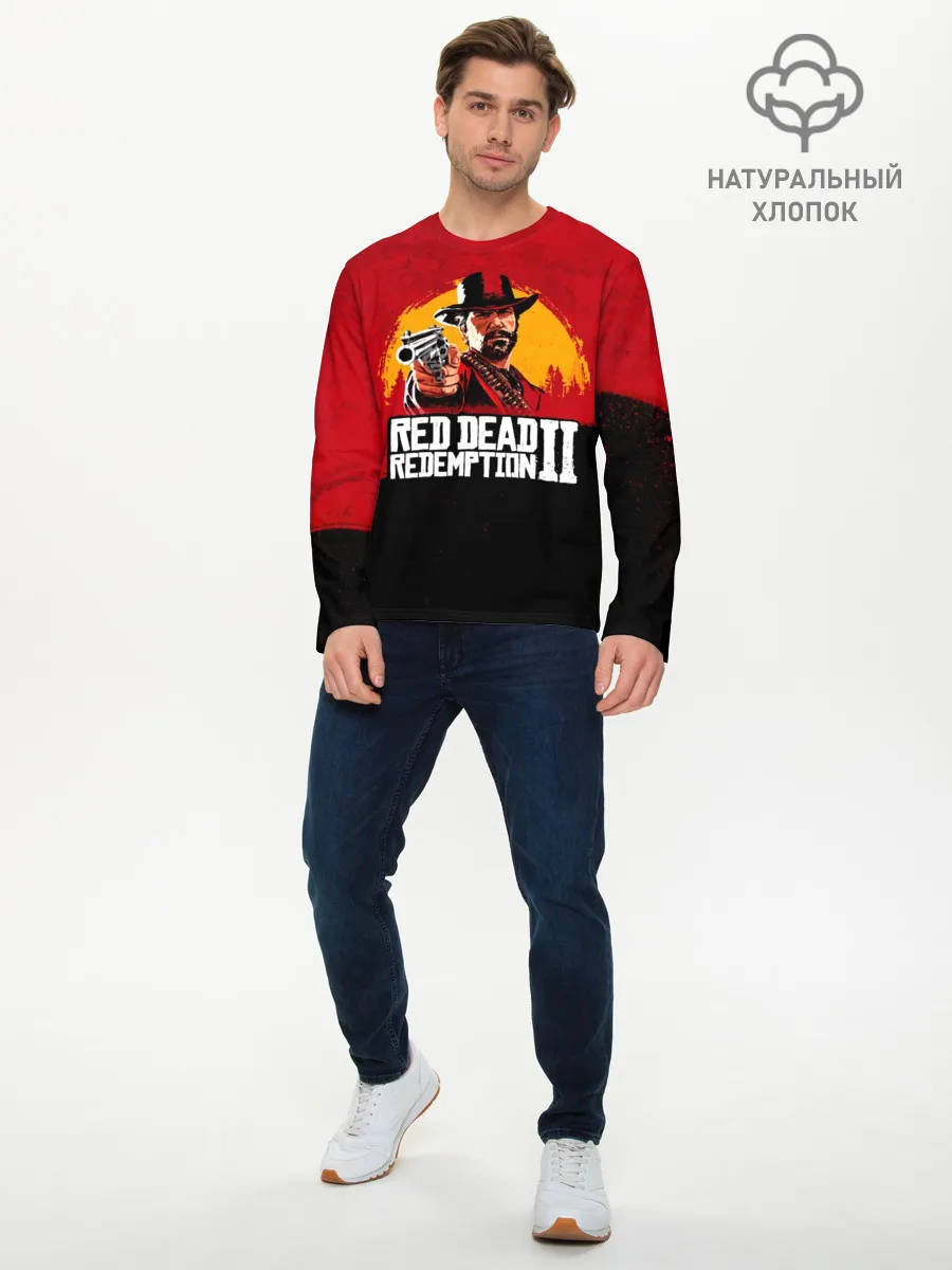 Мужской лонгслив базовый / Red Dead Redemption 2