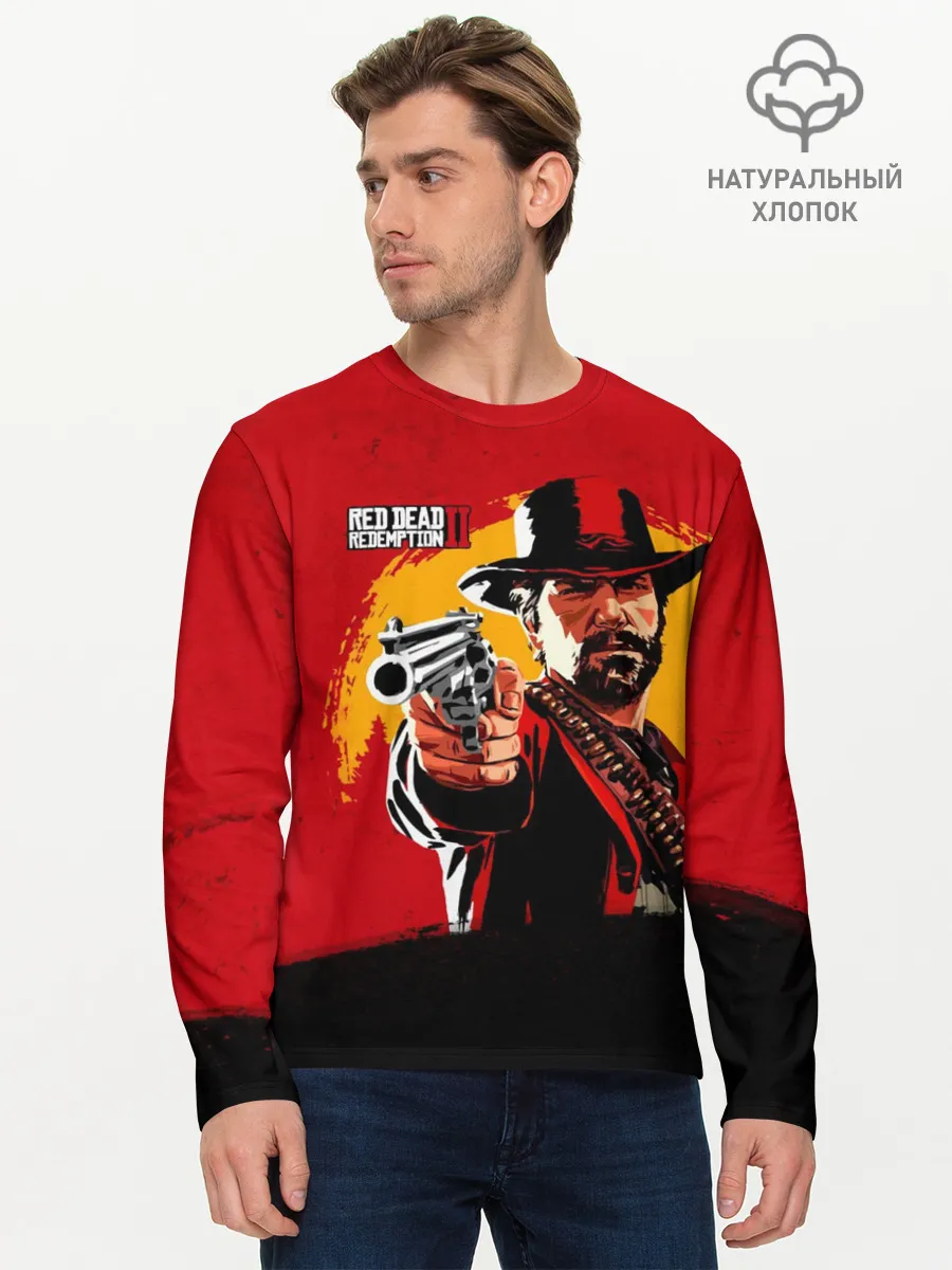Мужской лонгслив базовый / Red Dead Redemption 2