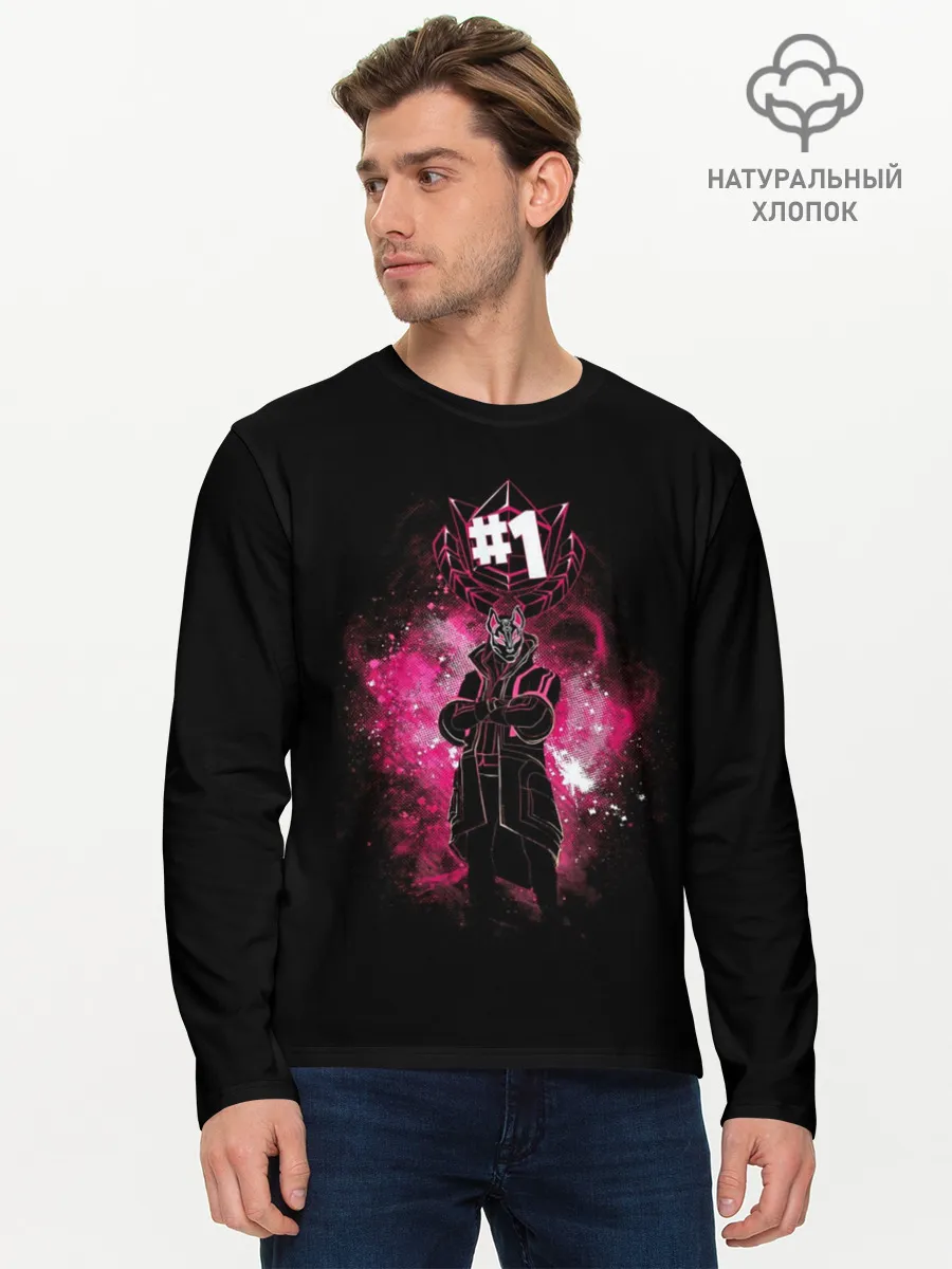 Мужской лонгслив базовый / Fortnite. Drift