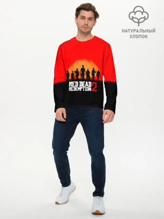 Мужской лонгслив базовый / Red Dead Redemption