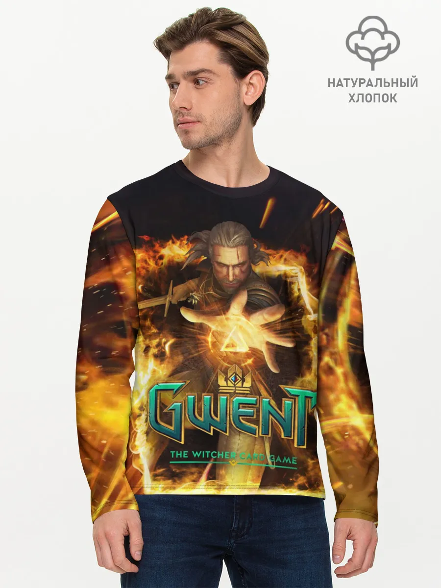 Мужской лонгслив базовый / GWENT: The Witcher Card Game