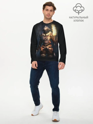 Мужской лонгслив базовый / Убийца гоблинов_