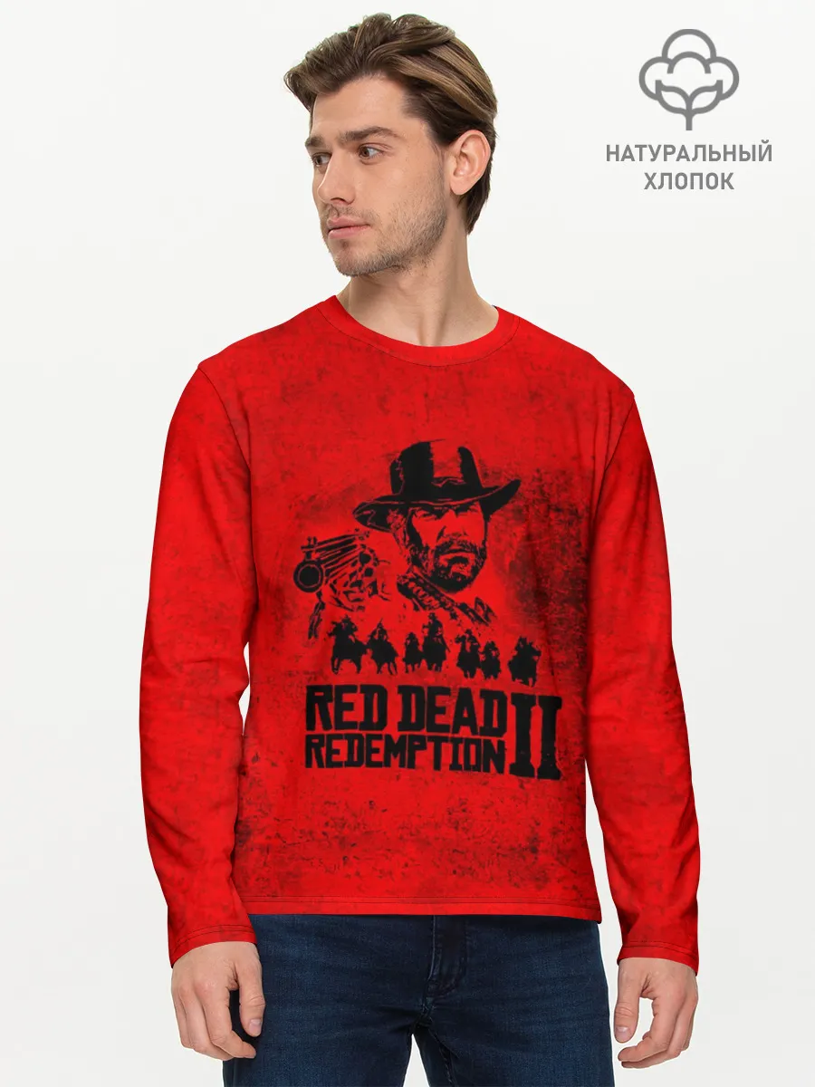 Мужской лонгслив базовый / Redemption is Dead