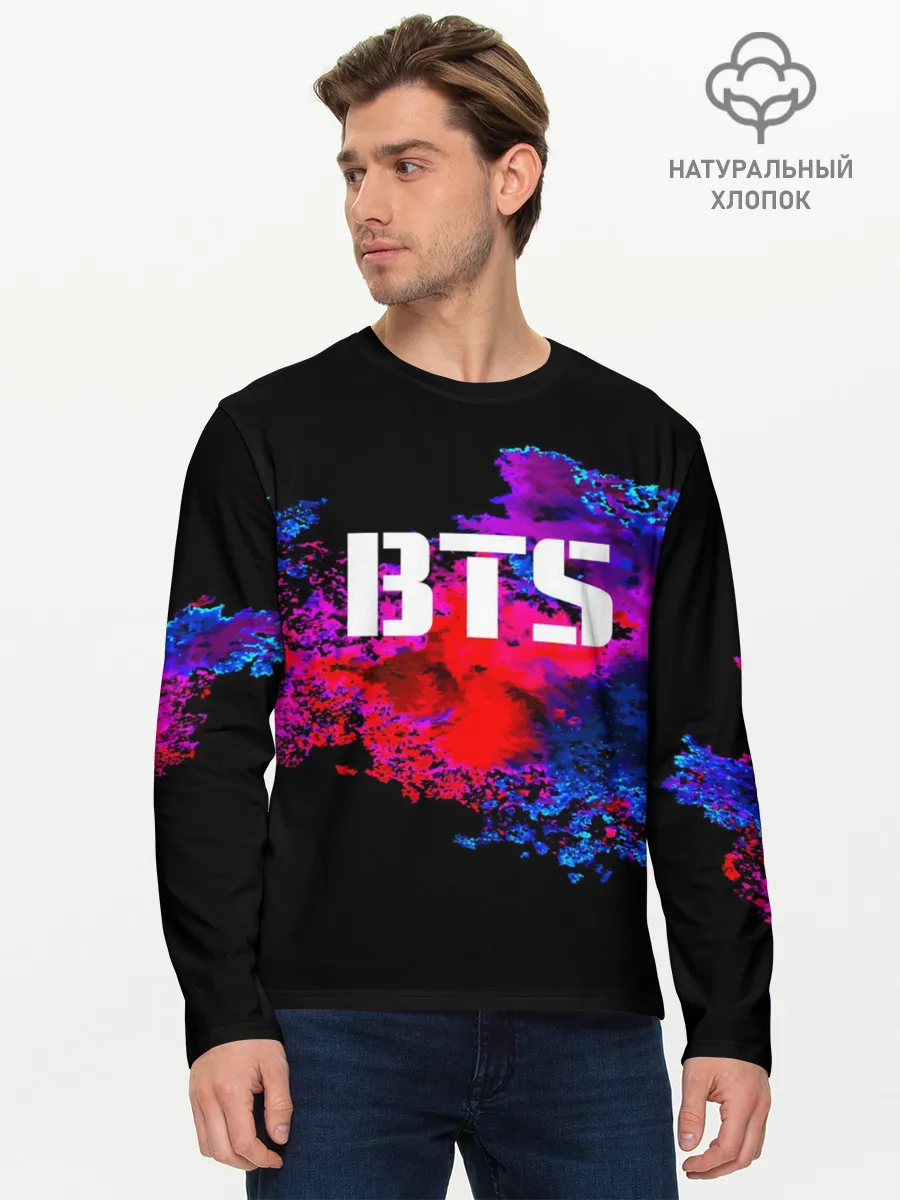 Мужской лонгслив базовый / BTS