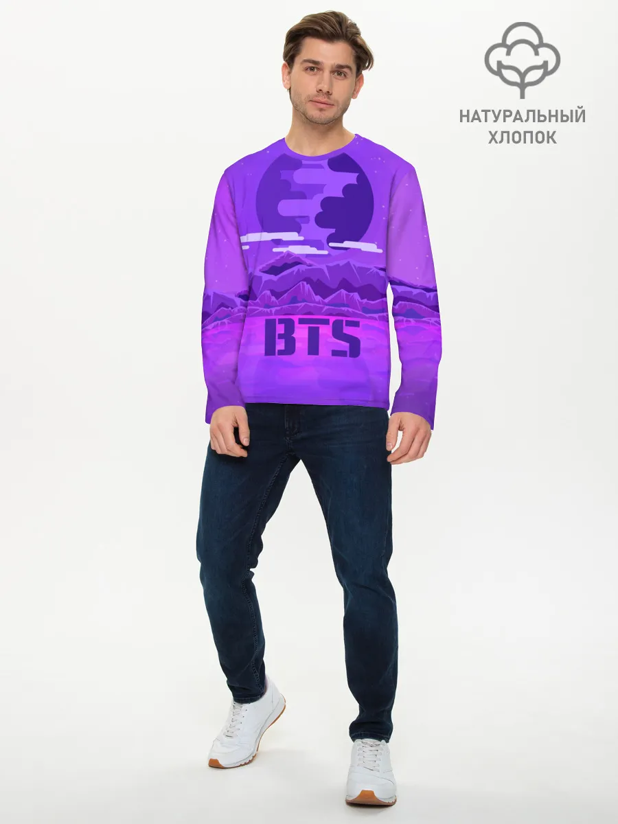 Мужской лонгслив базовый / BTS BAND