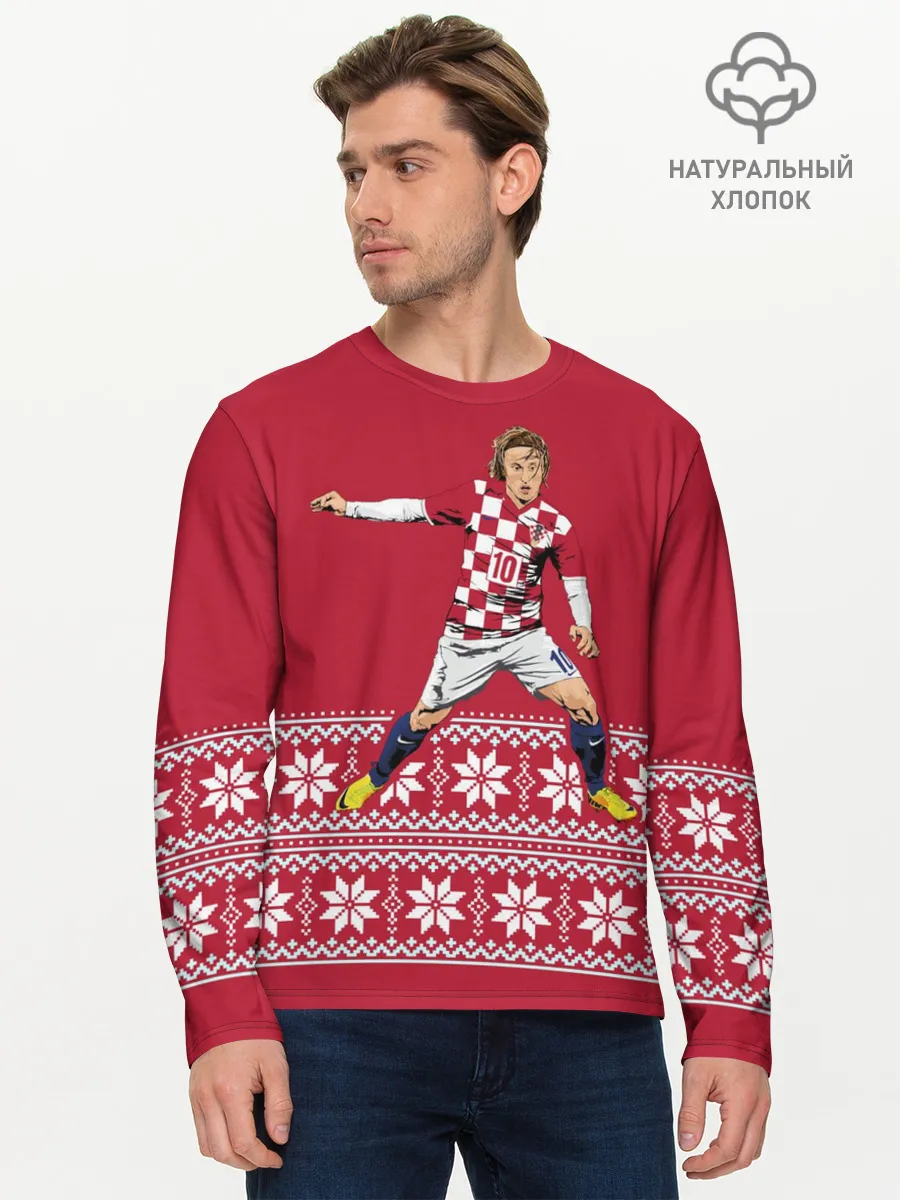 Мужской лонгслив базовый / Luka Modric