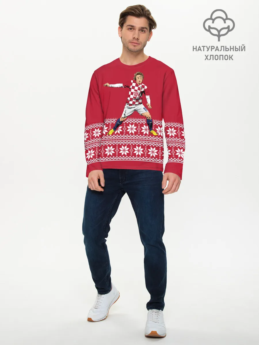 Мужской лонгслив базовый / Luka Modric