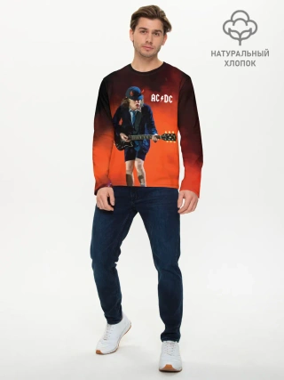 Мужской лонгслив базовый / AC/DC