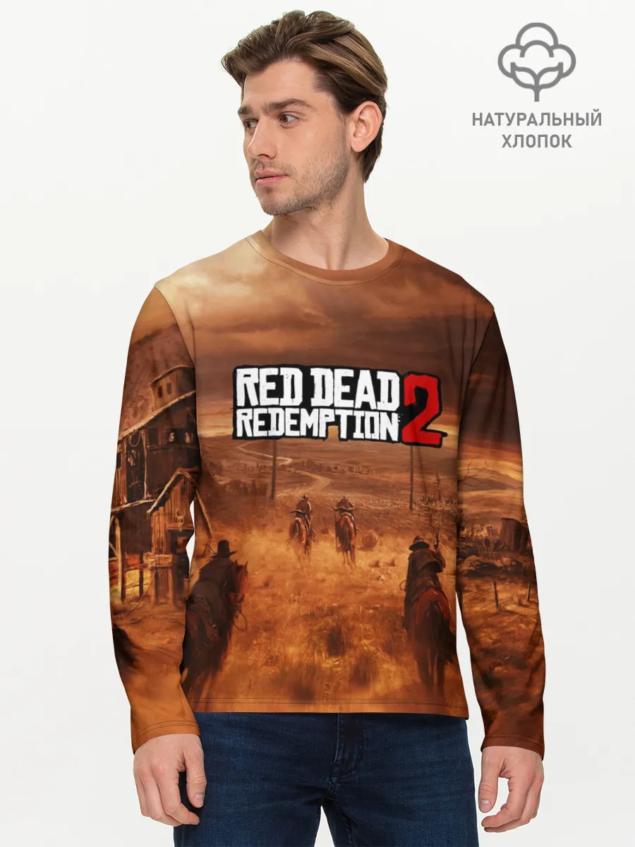 Мужской лонгслив базовый / RED DEAD REDEMPTION 2