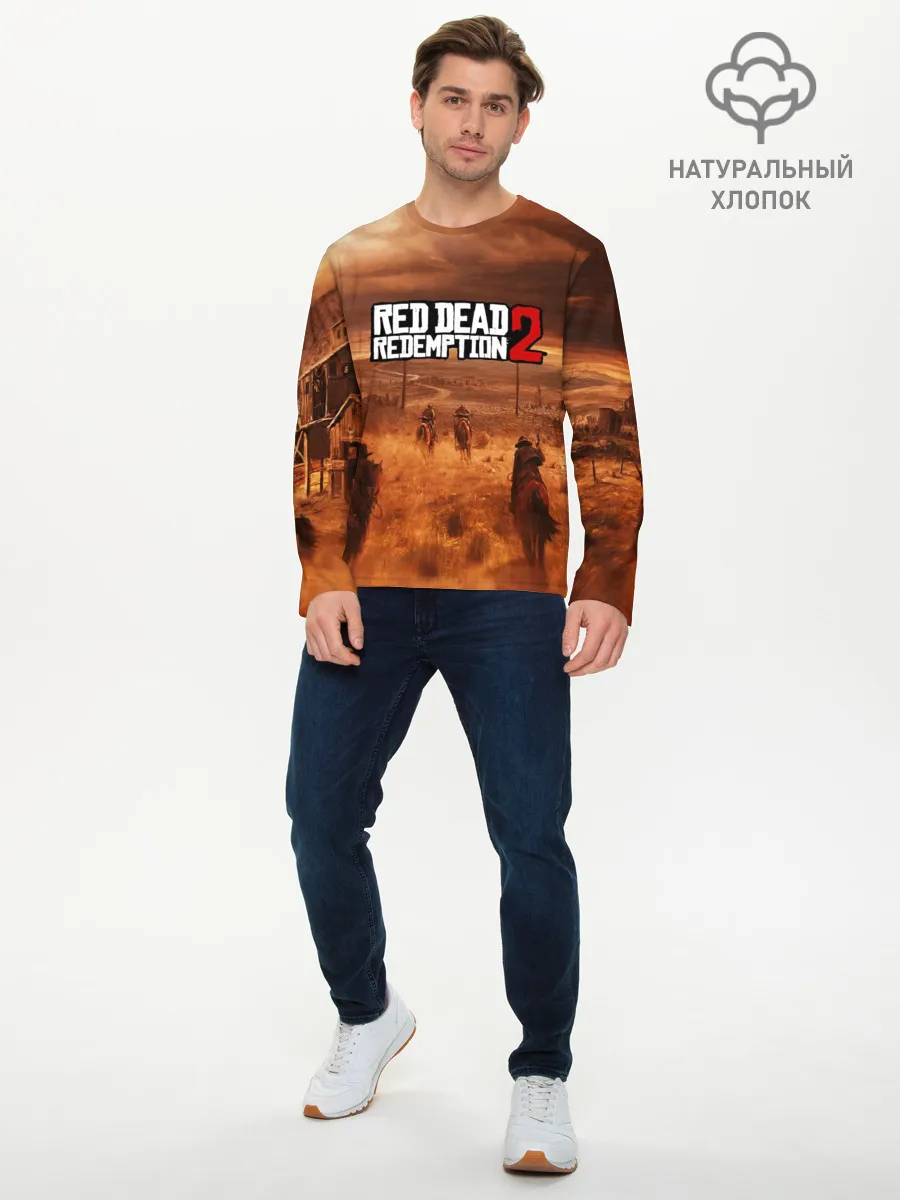 Мужской лонгслив базовый / RED DEAD REDEMPTION 2