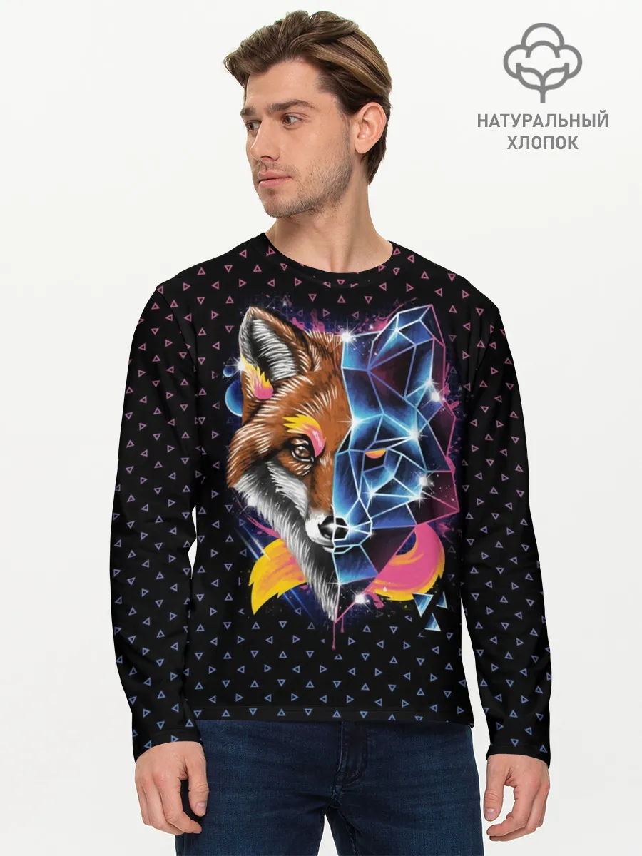 Мужской лонгслив базовый / Super Space Fox