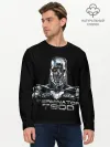 Мужской лонгслив базовый / Терминатор Т800,