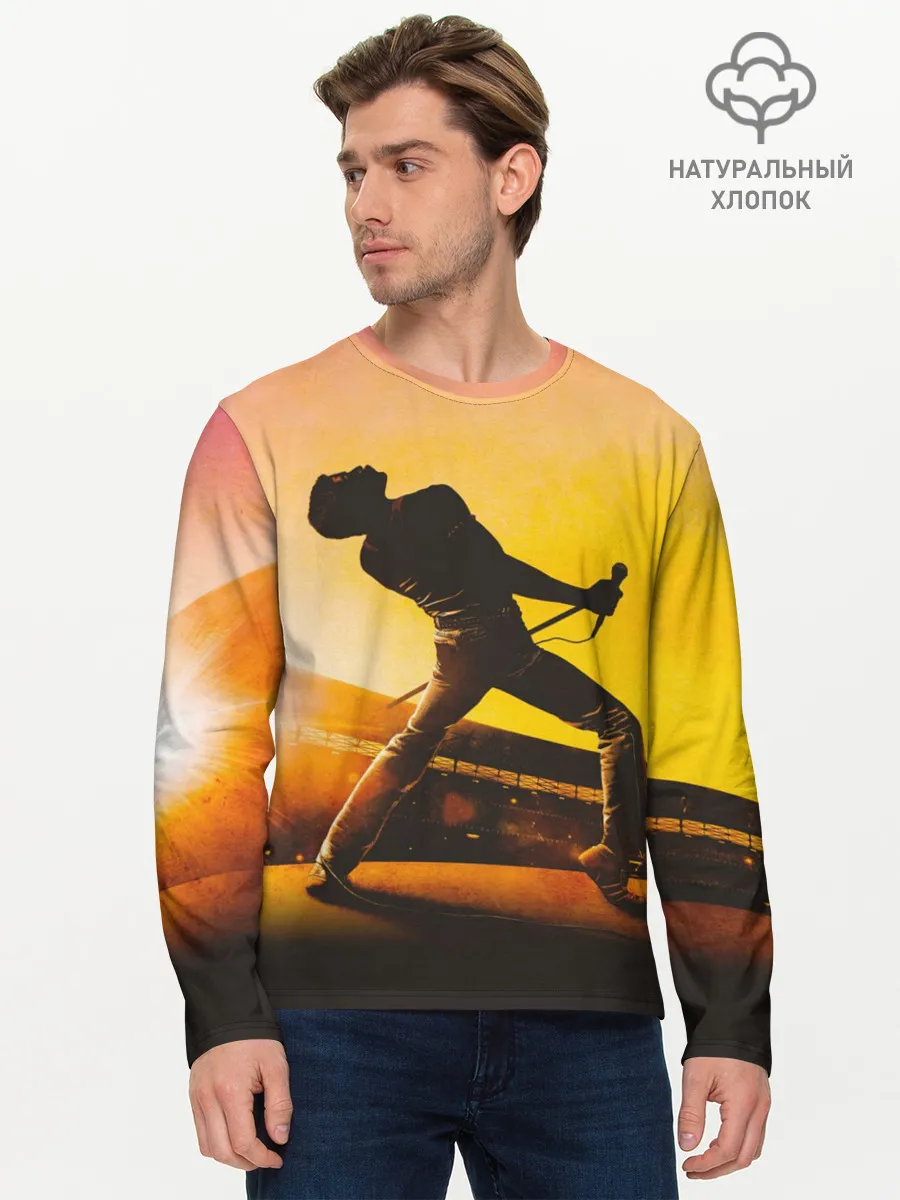 Мужской лонгслив базовый / Queen Bohemian Rhapsody