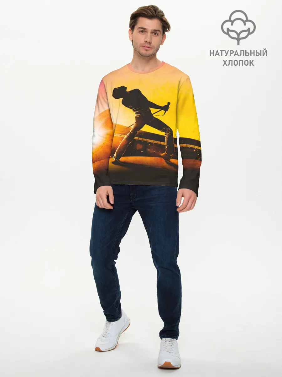 Мужской лонгслив базовый / Queen Bohemian Rhapsody