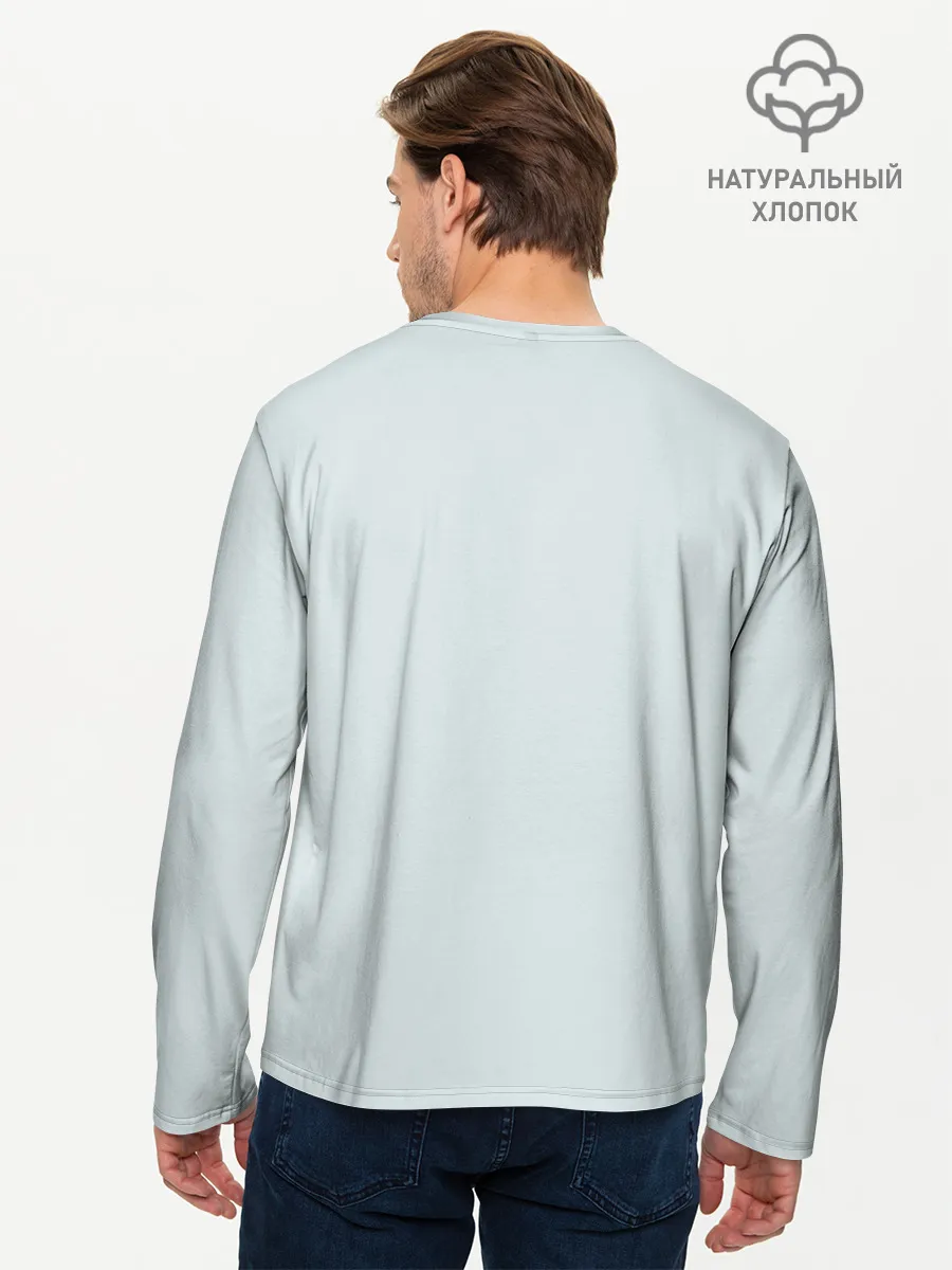 Мужской лонгслив базовый / Back to the future_4