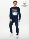 Мужской лонгслив базовый / Back to the future_8