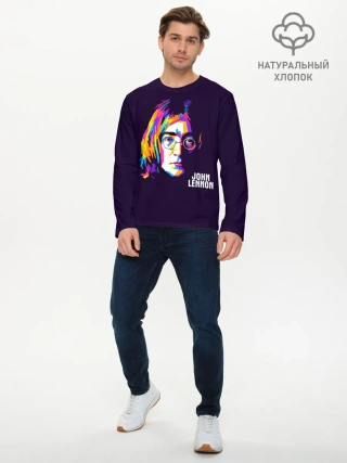 Мужской лонгслив базовый / Джон Леннон