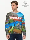 Мужской лонгслив базовый / ROBLOX