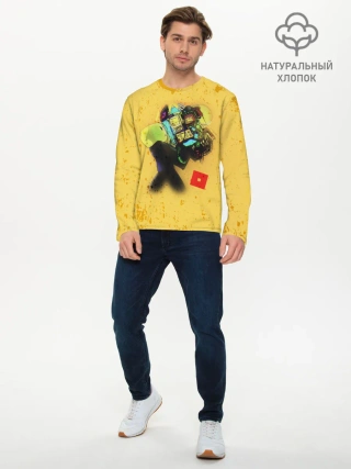 Мужской лонгслив базовый / ROBLOX Grunge ART