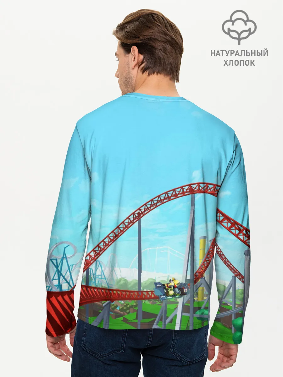 Мужской лонгслив базовый / ROBLOX: Powering Imagination