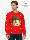 Мужской лонгслив базовый / ROBLOX Head