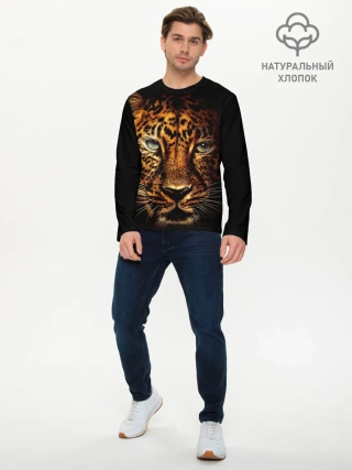 Мужской лонгслив базовый / Ягуар