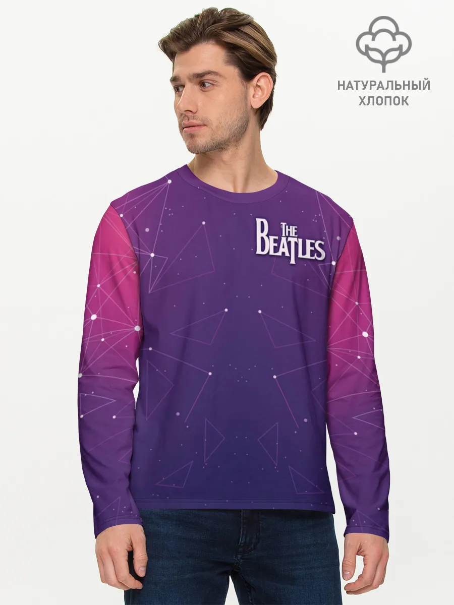 Мужской лонгслив базовый / The Beatles