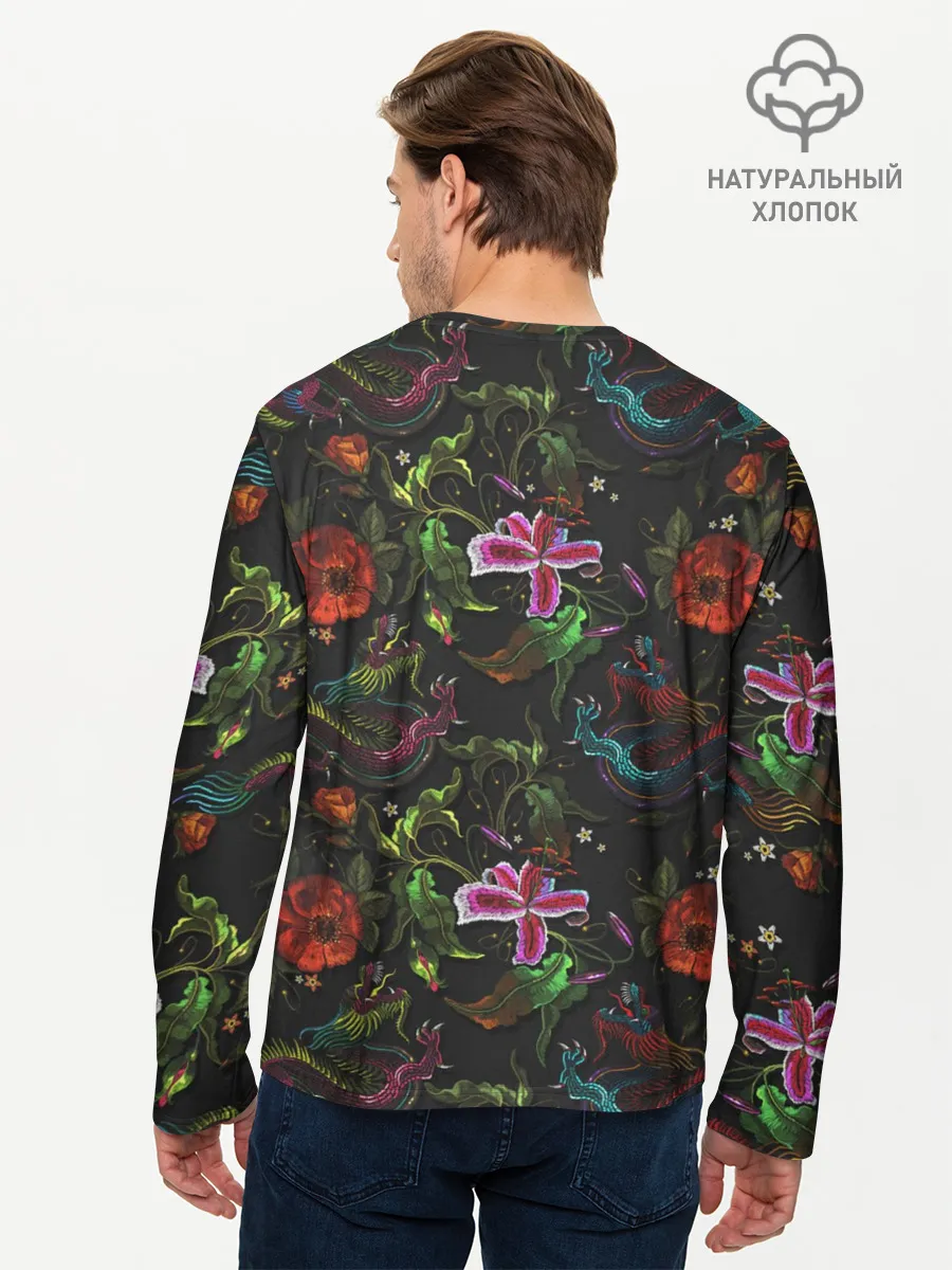 Мужской лонгслив базовый / Imagine Dragons Ink